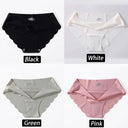 Silk Comfort Briefs Set: Luxurious Seamless Panties Women