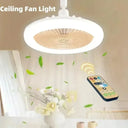 Quiet Ceiling Fan Lamp for Bedroom Space