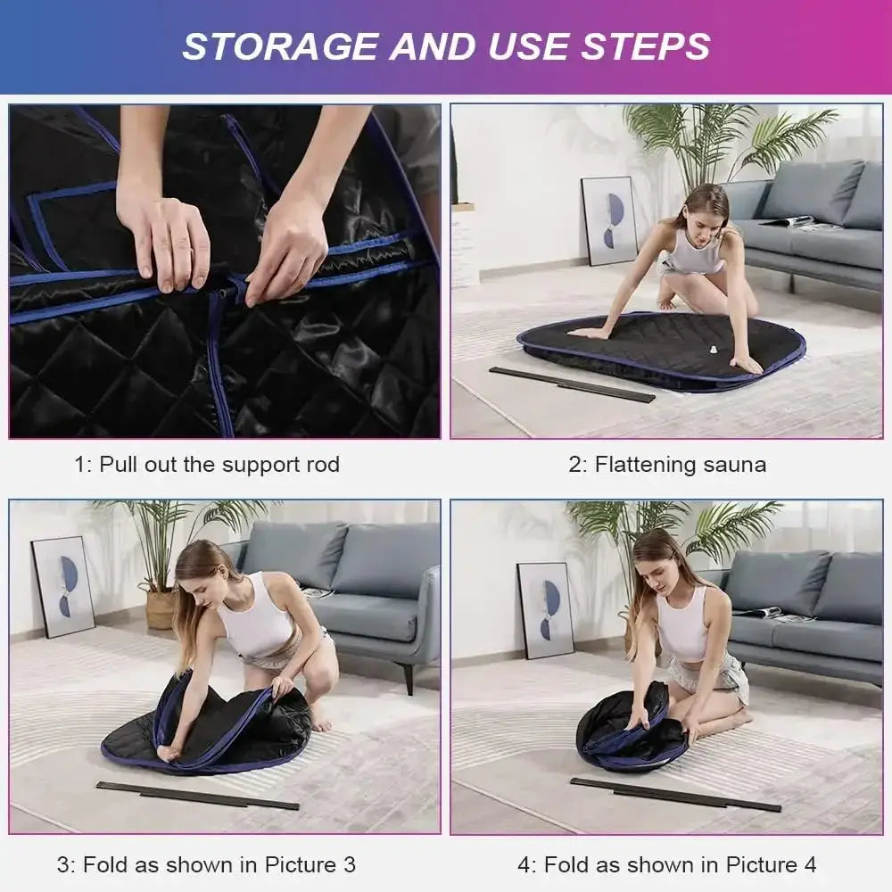 Portable Folding Steam Sauna Tent For One Person Weight Loss - OurLum.com