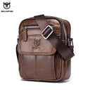Bullcaptain Casual Mens Shoulder Bags High Quality Leather