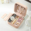 Portable Mini Jewelry Storage Box Travel Organizer Case
