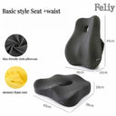 Ultimate Ergonomic Memory Foam Seat Cushion With Massage