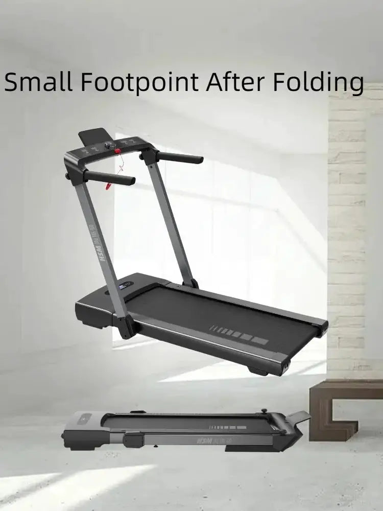 1.5HP Electric Drive Gym Fitness Treadmill Home Exercise Manual Folding Walking Pad for 150kg Users ABS