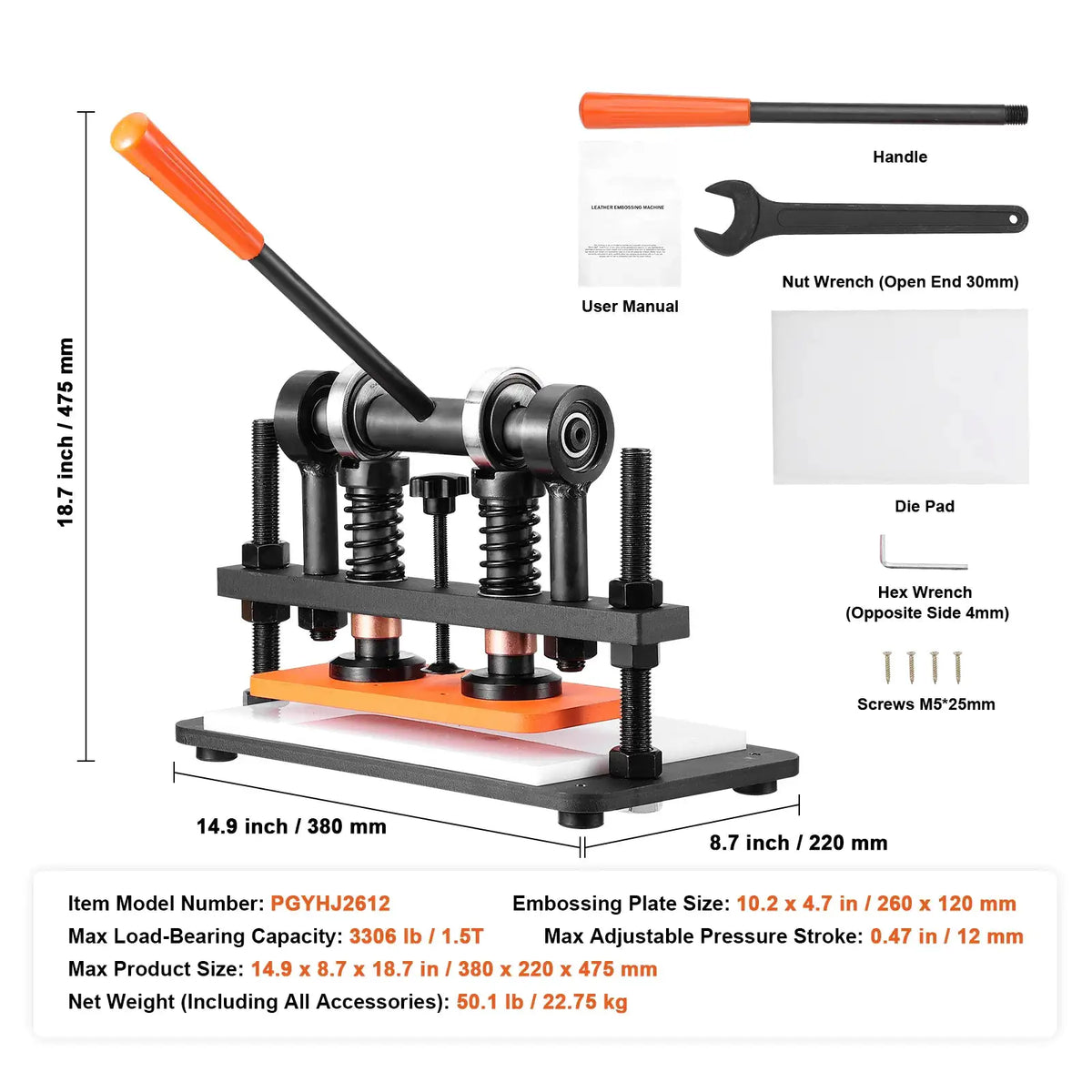 Manual Leather Embossing Machine — product image 10