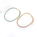 Nidin Classic Colorful Tennis Necklace Men and Women Jewelry