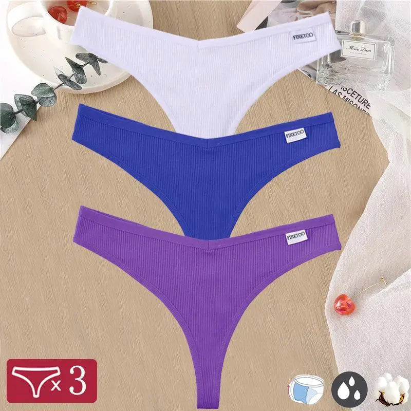 Soft Cotton Thong Set for Women — product view 9