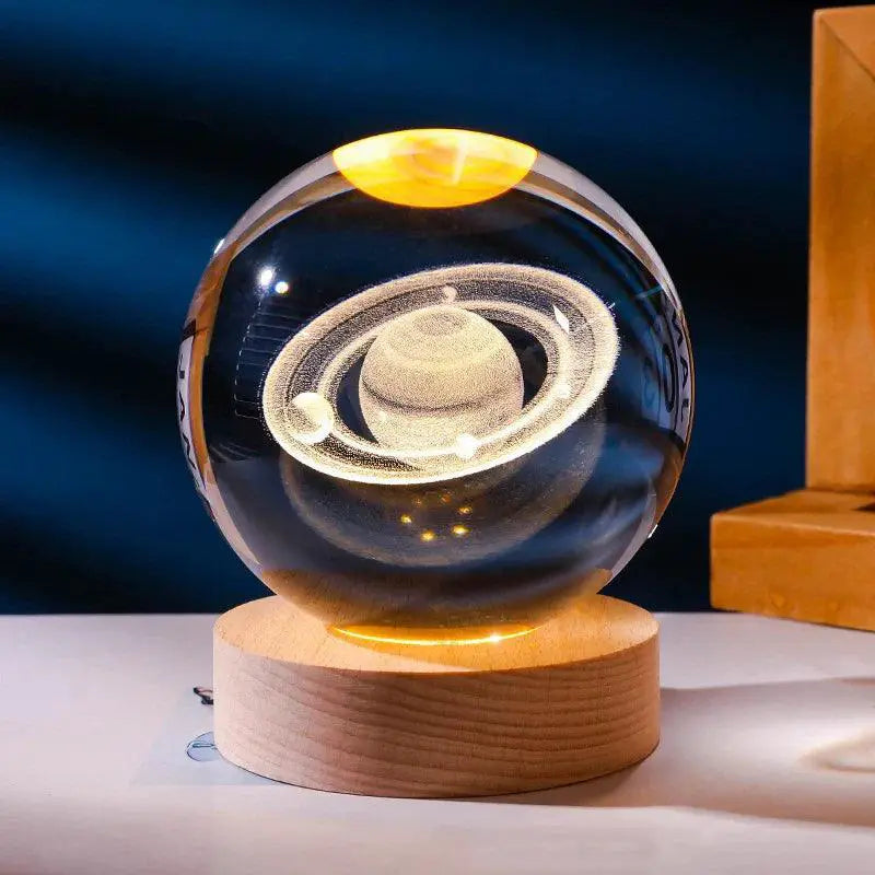 Valentines Day Galaxy Crystal Ball Led Night Light Gift — product view 20