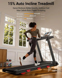 ROBORE SF60 Auto Incline Treadmill Foldable 3HP LED Screen Pro