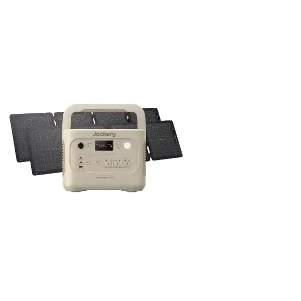 Jackery Sand Gold Portable Power Station with Solar Panels & — product view 1
