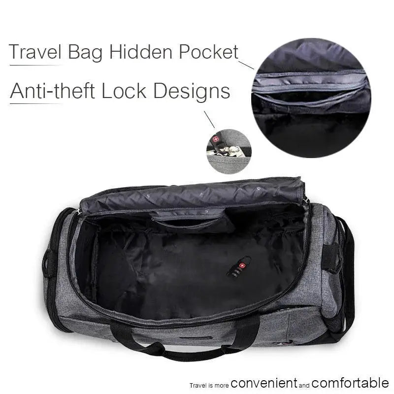 Markroyal Waterproof Men's Travel Bag Large Capacity