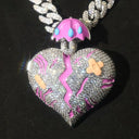 Gold Plated Broken Heart Charm