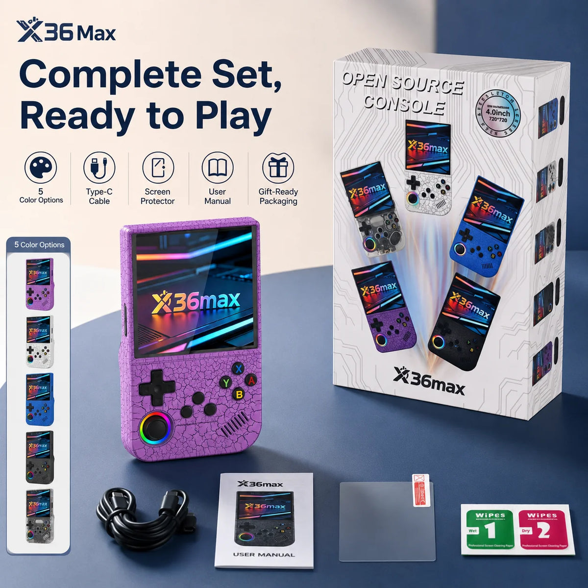 X36max Open Source Handheld Game