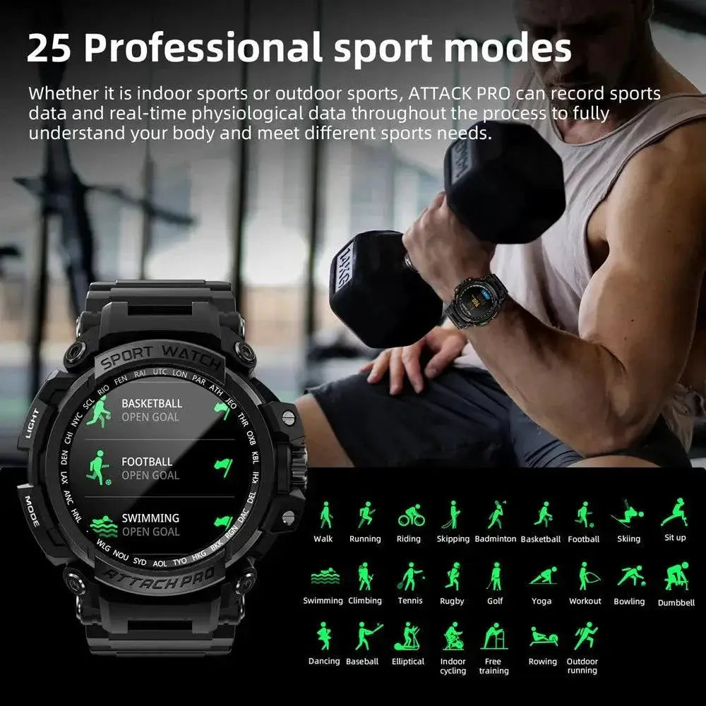 Lokmat Attack Pro Fitness Smartwatch 2023 For Active Living