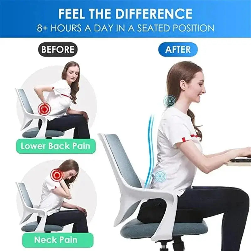 U Shaped Gel Memory Foam Coccyx Cushion For Healthy Sitting