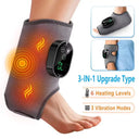 3-in-1 Electric Heated Ankle Guard Massager for Right Left Foot Hand Cordless Ankle Wrist Brace Vibration Massage Wristband