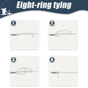 Sea Fishing Snap Hooks Durable Stainless Steel Connector Set
