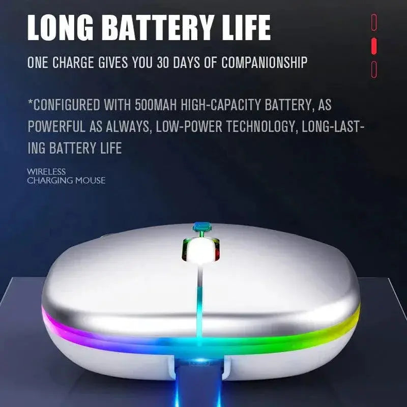 Bluetooth Wireless RGB Gaming Mouse for Laptop PC Mac