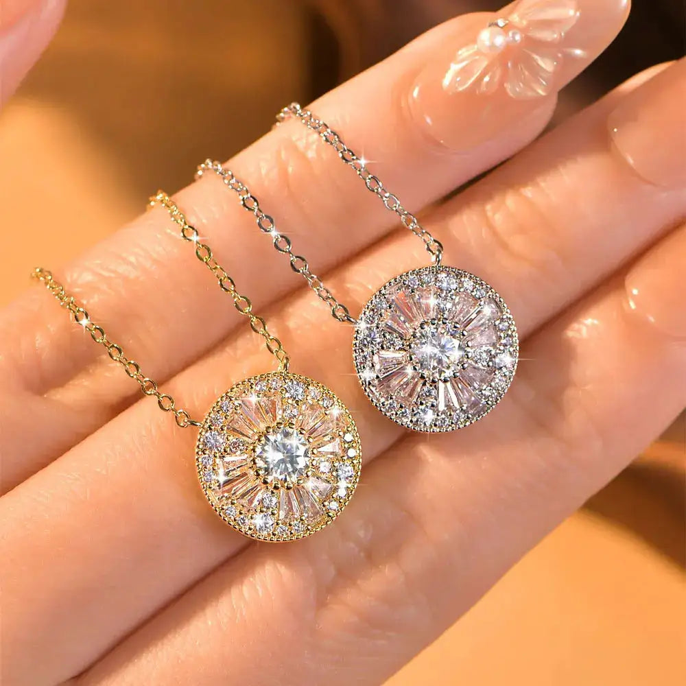 Premium Gold Filled Moissanite Necklace — product image 6