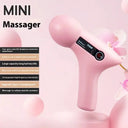 Original Mini Massage LCD Screen 6 Heads Gun Muscle Massager Portable Electric Fascia Gun for Neck Foot Body Fascia Gun