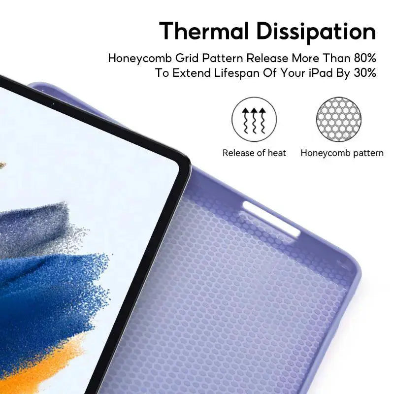 Stylish PU Leather Samsung Galaxy S6 Lite Tablet Case Cover