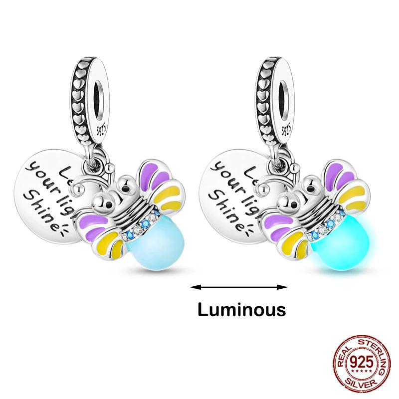 Sterling Silver Glow Dark Firefly