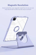 Magnetic Case For Ipad Pro 13 11 12.9 2024 360 Rotation Cover