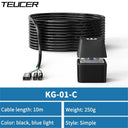 TEUCER LED Lights Computer Power Switch with Mechanical Button