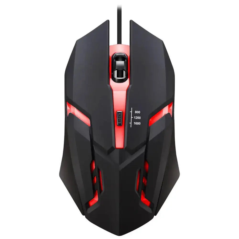 20251 PC ITLY M01 Sports LED Luminous Backlit USB Wired Gaming Mouse for Desktop PC Laptop Office Computer Gaming Mouse