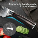 Sharp Santoku Knife Set for Home Cooks