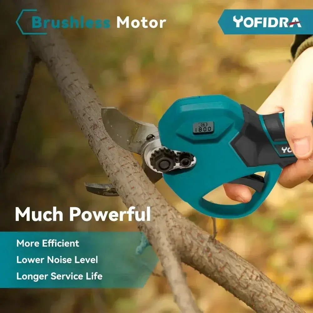 Yofidra 30mm Cordless Brushless Electric Pruning Shears - OurLum.com