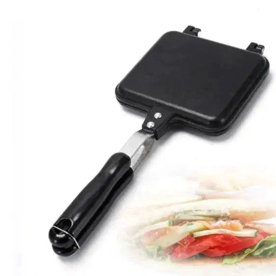 Gas Sandwich Maker And Nonstick Grill Pan For Breakfast