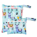 2pcs Set Smooth Zipper Pocket WetBag Waterproof Yoga Bag