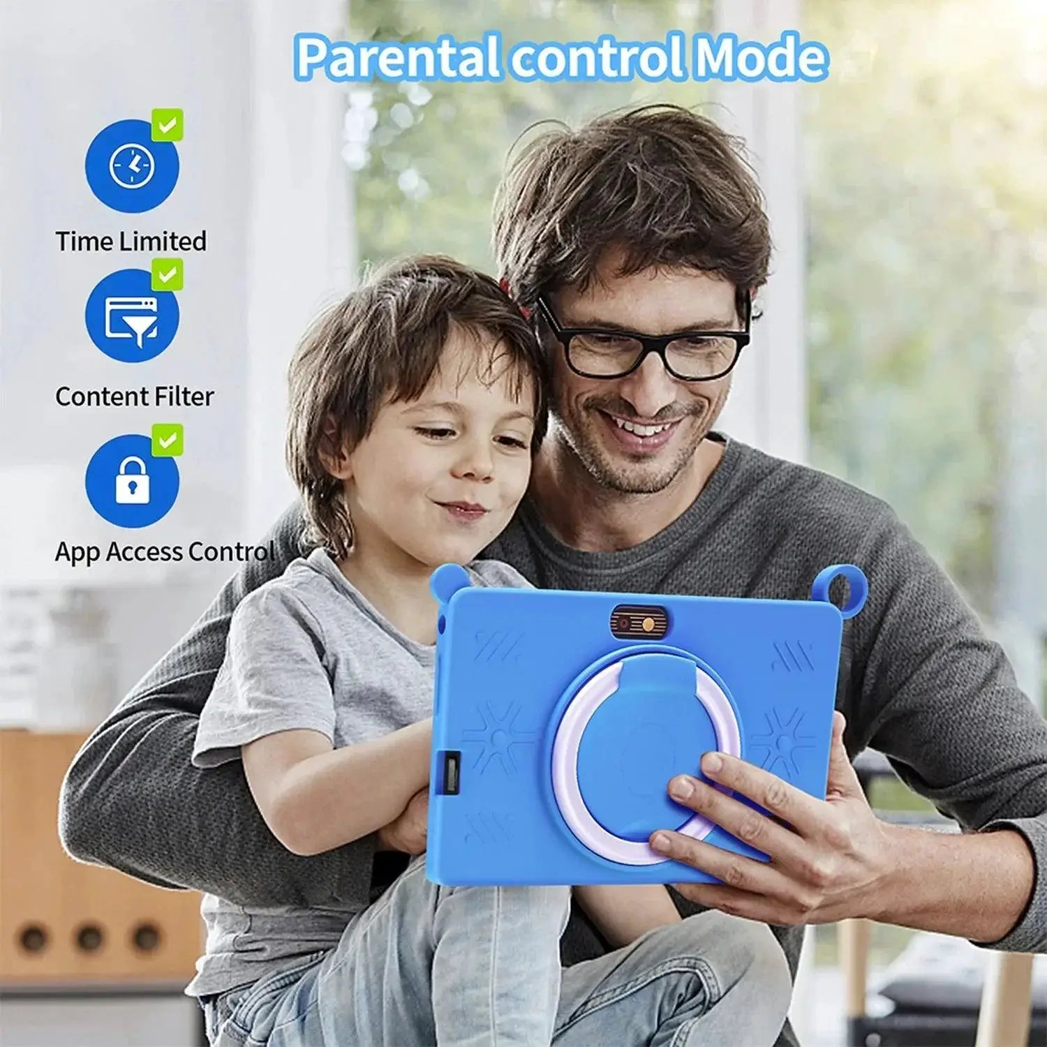 Educational Kids Tablet 7Inch Quad Core 4GB RAM 64GB Storage