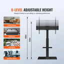 Height Adjustable Swivel TV Floor Stand