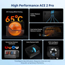 Kobra S1 ACE 2 Pro Combo Anycubic Multi-Color 3D Printer Max Speed 600mm/s High Precision 3D Printer Print Size 250*250*250mm