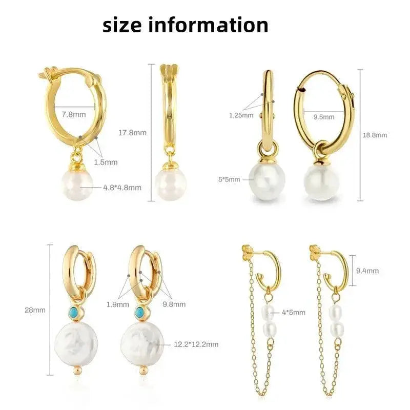 Elegant Silver Pearl Earrings Timeless Luxury Jewelry