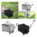 Rolling Pet Travel Carrier for Kittens & Puppies Durable