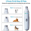 Electric Pet Nail Grinder for Precise Grooming Dogs Cats