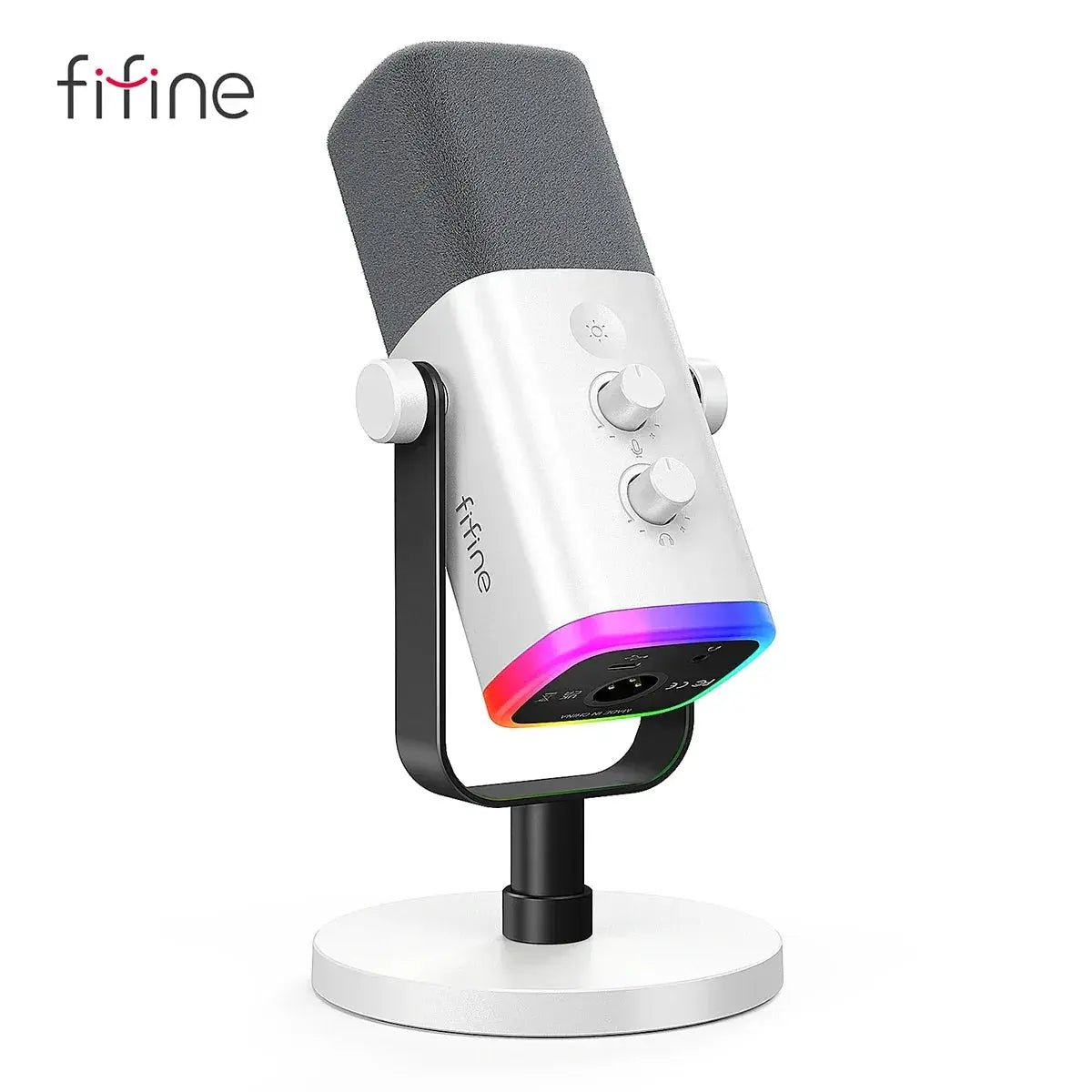 USB XLR Dynamic Microphone With RGB Control AmpliGame AM8