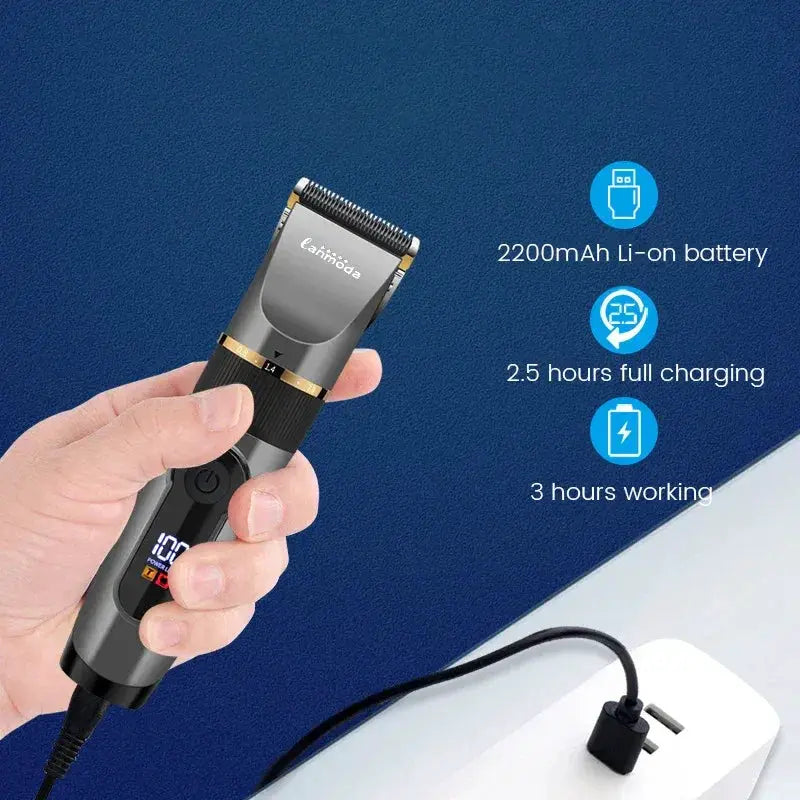 Hair Clipper Rechargeable Electric Trimmer For Men