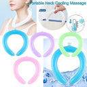 Neck Massager Cooling Ring Portable Outdoor Summer Cool Tube