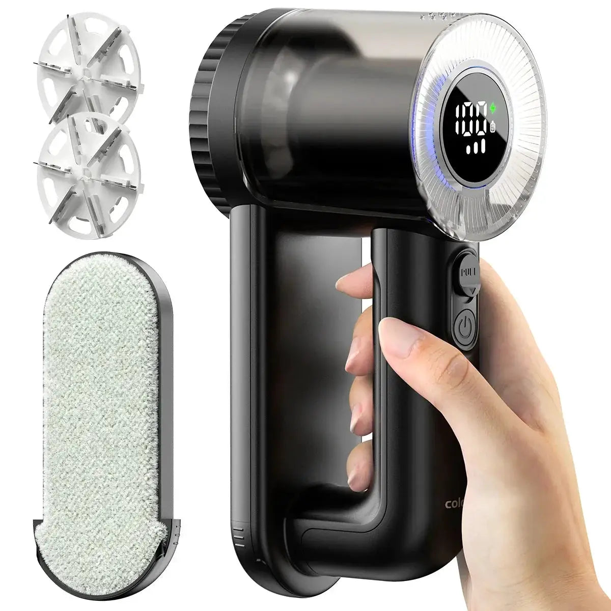 ColdSky Rechargeable Fabric Shaver Lint Remover With Display