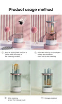 USB Electric Makeup Brush Cleaner Portable 3 In 1 Device