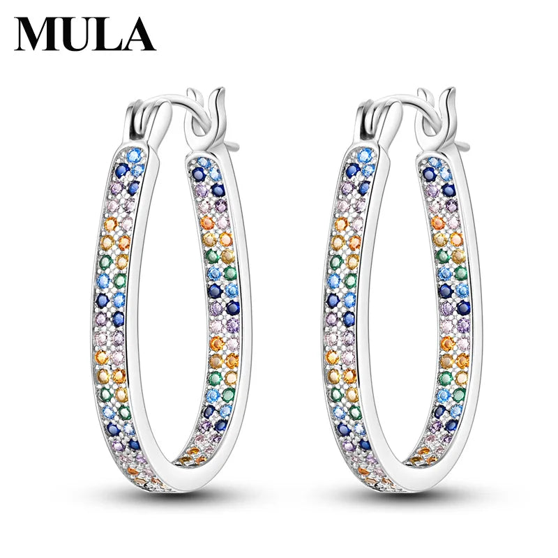 Mula Earring Sterling Silver Sparkling