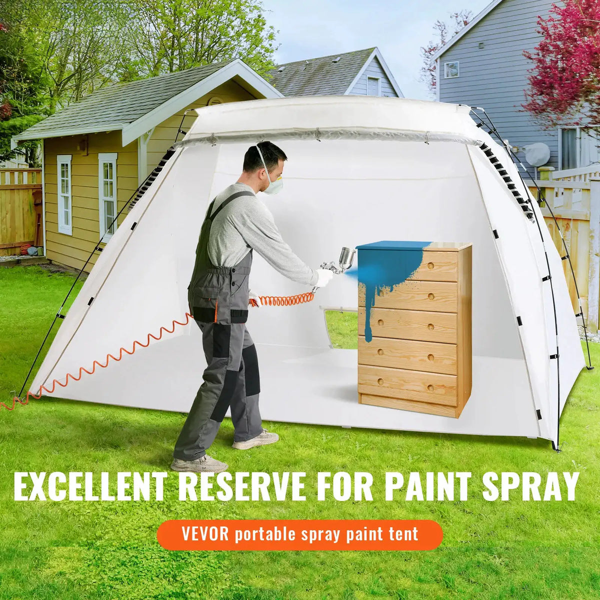 Sturdy Foldable Paint Booth Tent — product view 2