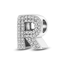 Bangle Bracelet A-z Alphabet Charm