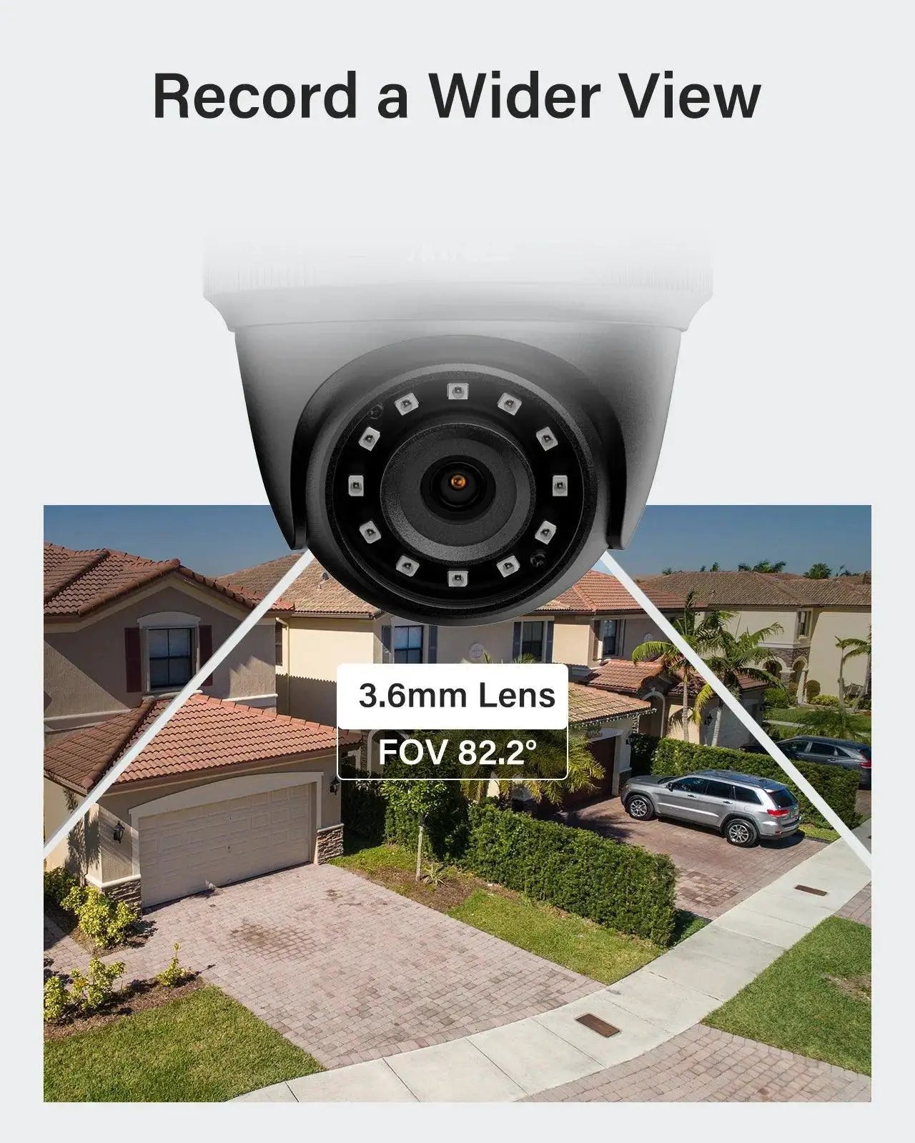 Annke 1080P HD TVI Outdoor Dome CCTV Surveillance Camera