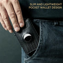 Slim Card Wallet for Men AirTag Tracking