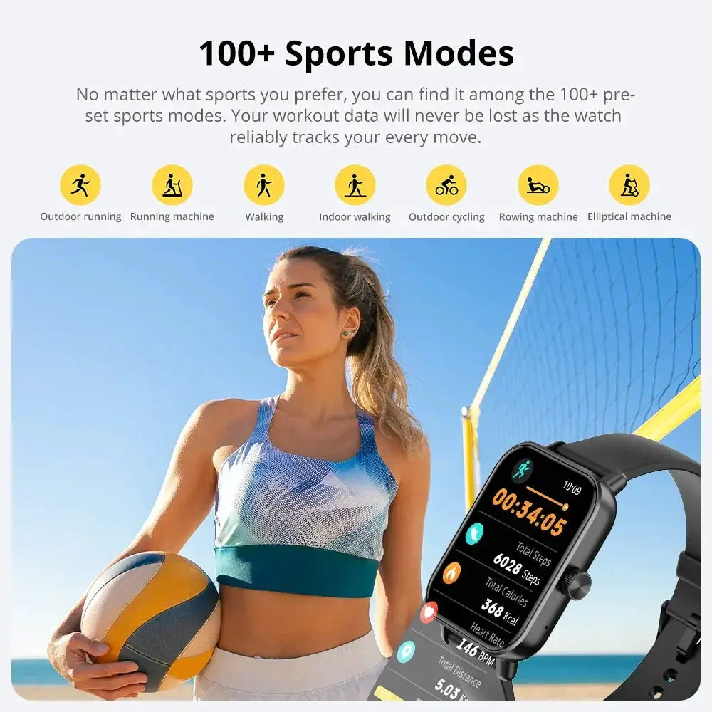 Colmi P81 Voice Calling Smart Watch 1.9 Inch Screen