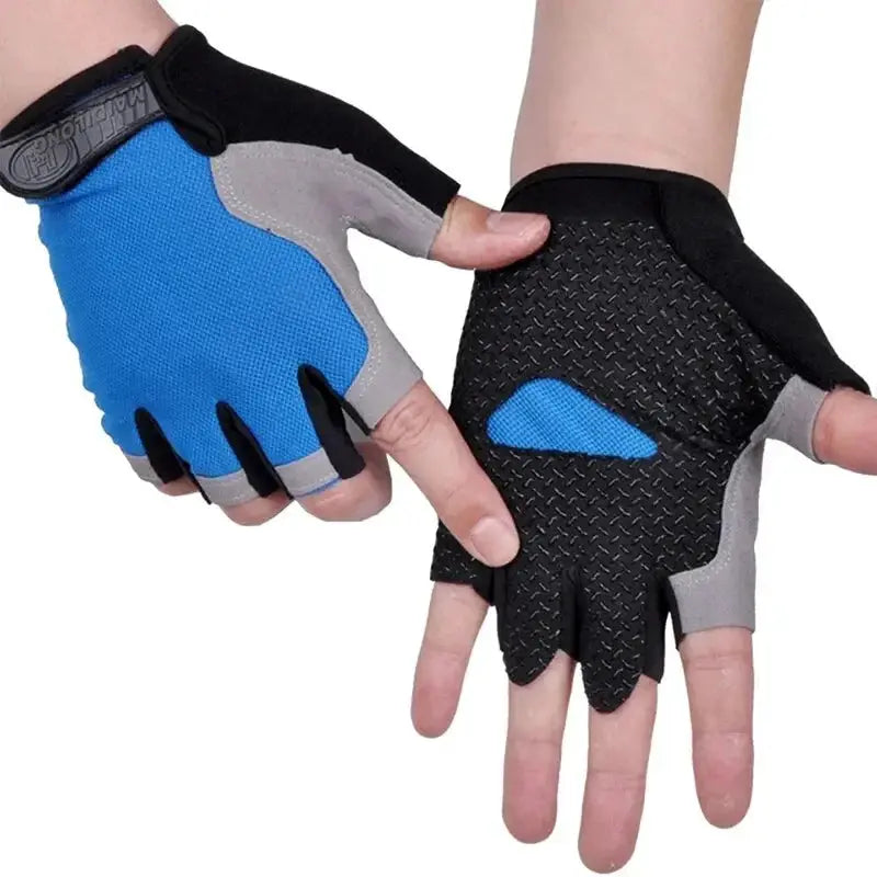Hot Cycling Gloves Half Finger Antislip Antisweat Unisex
